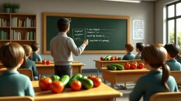 Дети в школе / Изображение сгенерировано YandexGPT 5 Pro / amic.ru