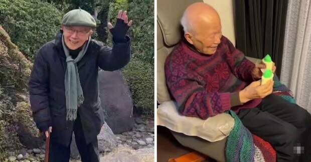 Пожилой фанат лягушек из Японии