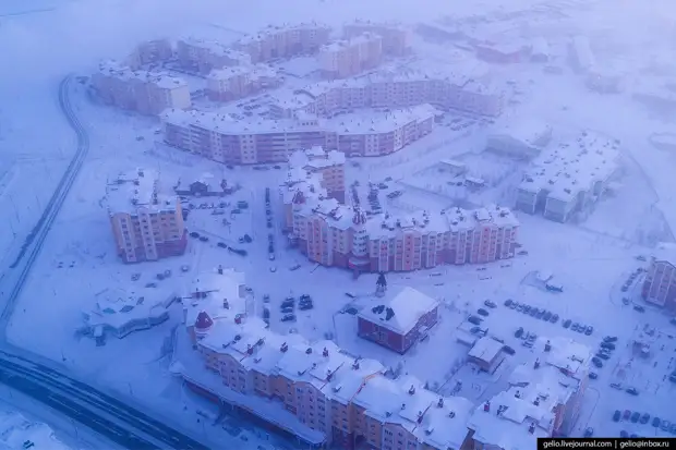 Салехард с высоты: уникальный город на полярном круге