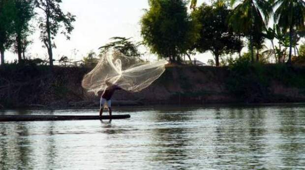 рыбалка на Меконге