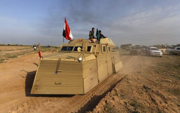 Бронированный «утюг» иракских военных.