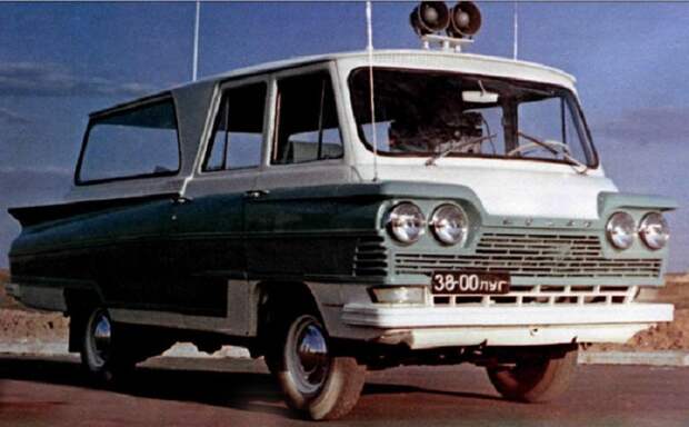 Луганский микроавтобус Старт, испытания которого завершились в конце 1965 года. Луганский микроавтобус Старт, испытания которого завершились в конце 1965 года.