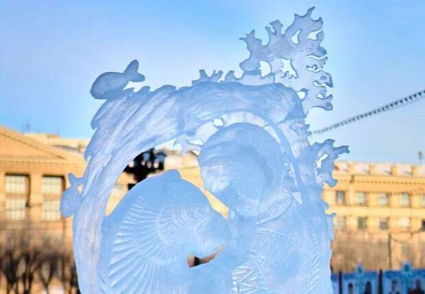 В Хабаровске подвели итоги конкурса ледовых скульптур «Ледышка — Ха!»