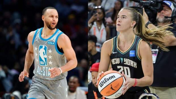 Steph Curry and Sabrina Ionescu