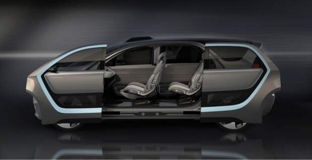 Компания Chrysler анонсировала дебют электрического минивэна Portal Concept 3