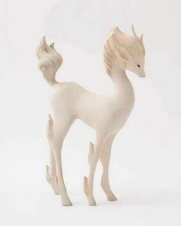 Белые скульптуры Yoshimasa Tsuchiya