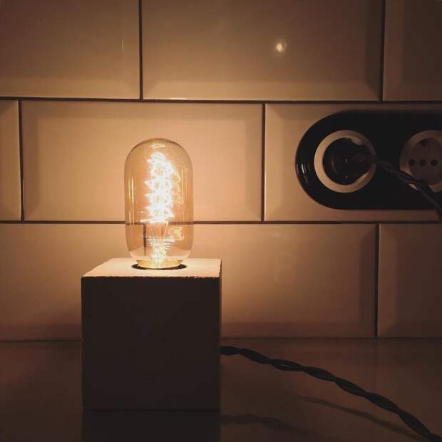 Светильники бетон, дизайнерские штучки, из бетона, крутые штуки, необычно, необычные вещи