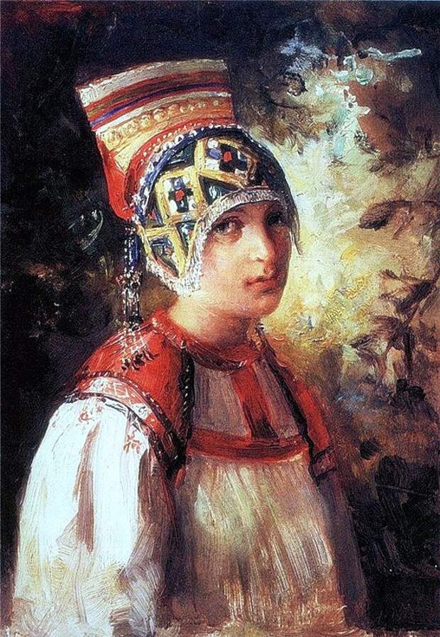 В.Е.Маковский Крестьянка 1897 В.Е.Маковский Крестьянка 1897