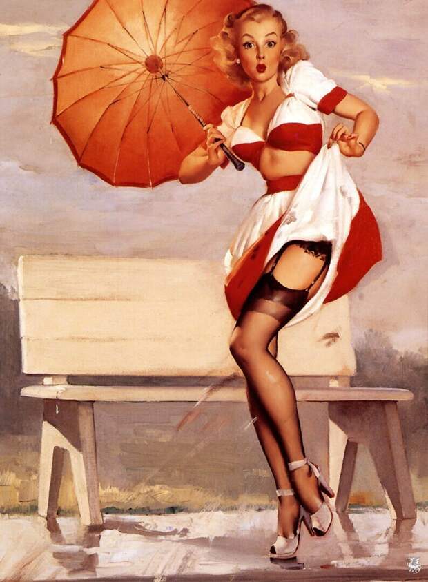 Pin-up — художник Джил Элвгрен