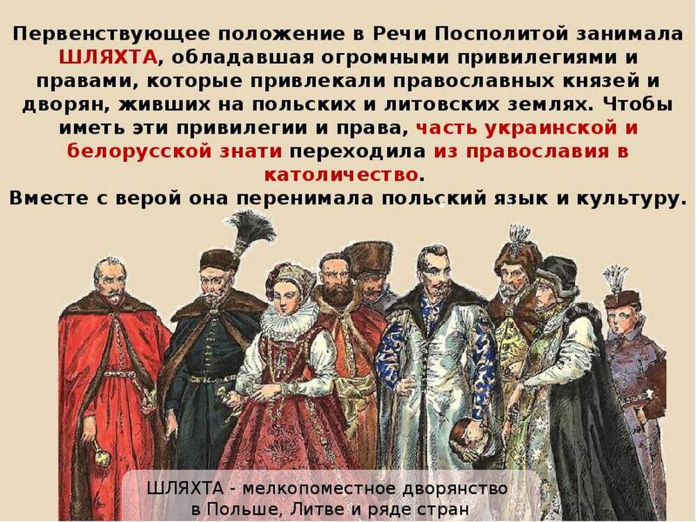 Образование речи посполитой. Шляхта речи Посполитой. Сословия в речи Посполитой. Православные в речи Посполитой. Население речи Посполитой.