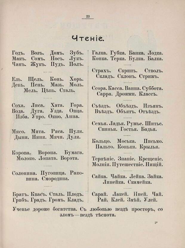 Русская азбука. 1910