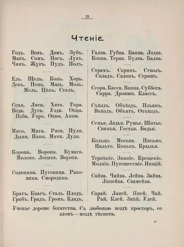 Русская азбука. 1910