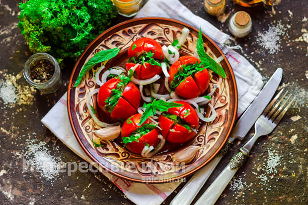 помидоры по-армянски быстрый рецепт