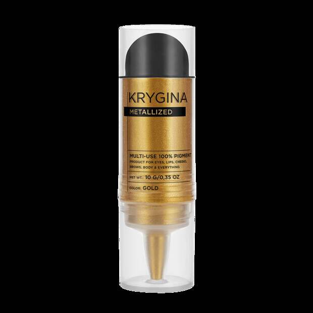 Сухой пигмент Metallized Gold, Krygina Cosmetics