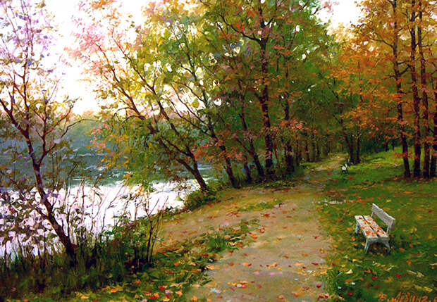 Осенние пейзажи Виктории Лёвиной