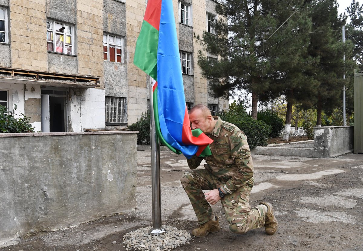 Алиев в Карабахе