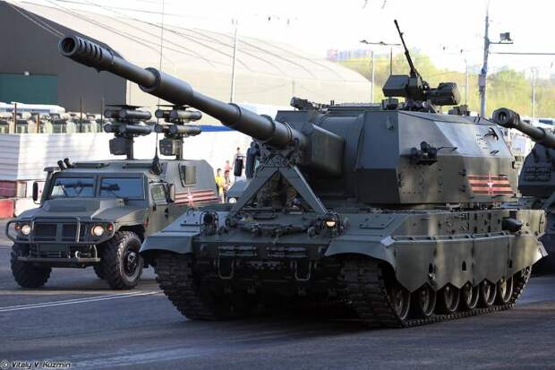 2С35 «Коалиция-СВ» нынешнего варианта с одной пушкой 2А88