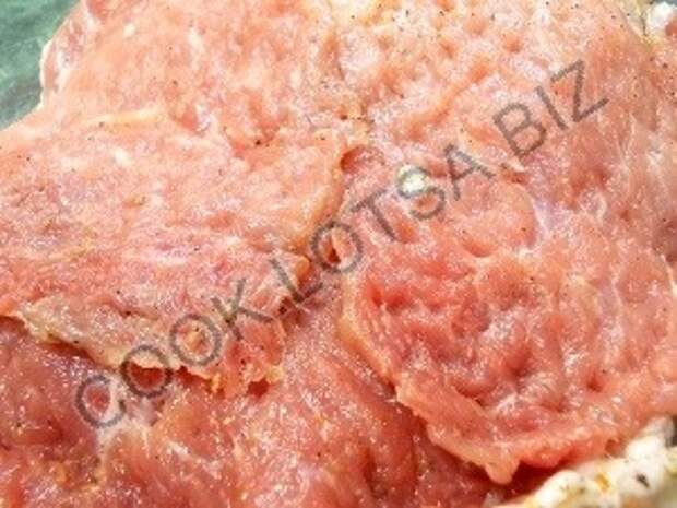 Мясо по-французски с грибами