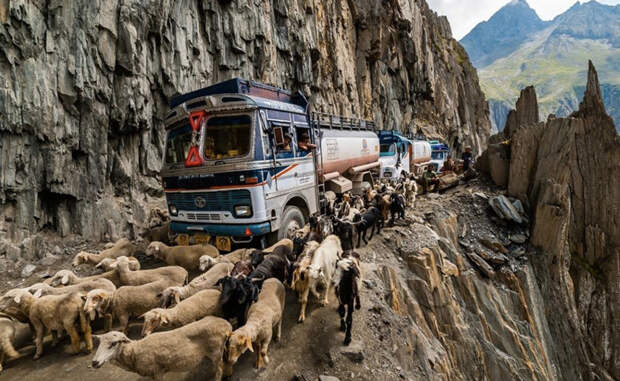 Zojila Pass, Индия Zojila Pass, Индия дороги, опасность, факты