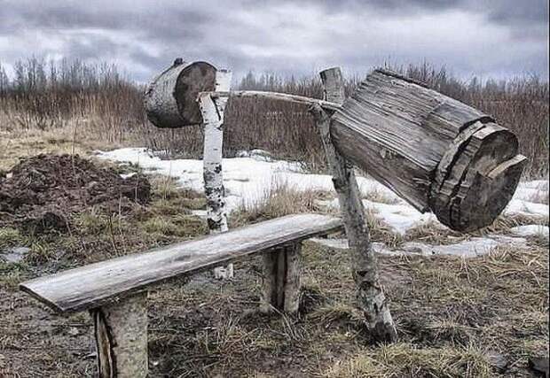 скамья, тренажер