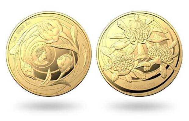 Австралия анонсировала новую серию инвестиционных монет «Полевые цветы Австралии»