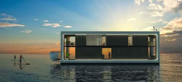 Самоподъемный, автономный, роскошный плавающий дом