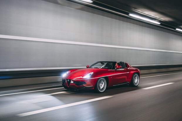 Редкий суперкар Alfa Romeo Disco Volante Spyder