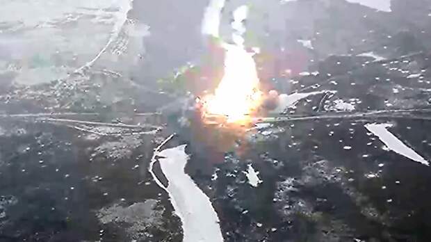 ВС РФ уничтожили переправу боевиков через реку Оскол в Харьковской области