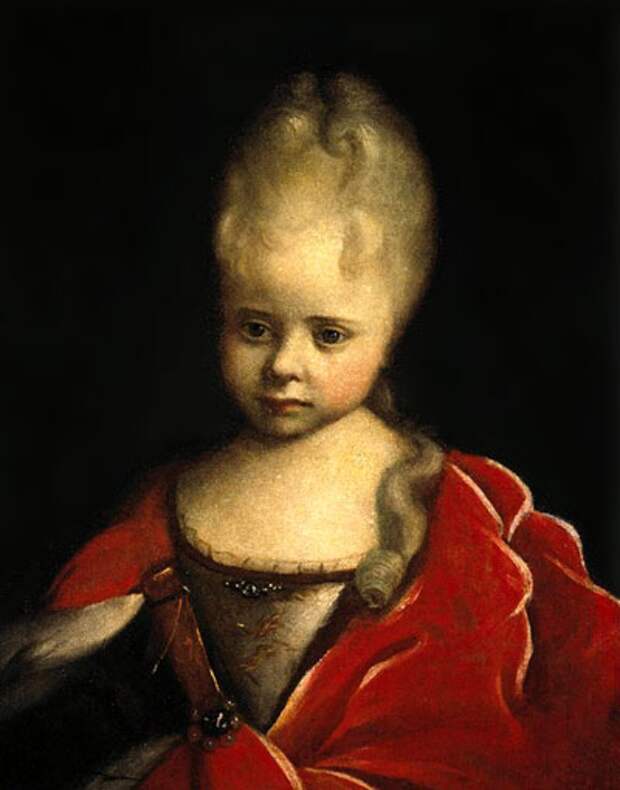детский портрет Елизаветы Петровны