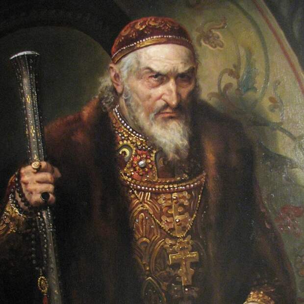 Пожилой Иван Грозный был грузен.