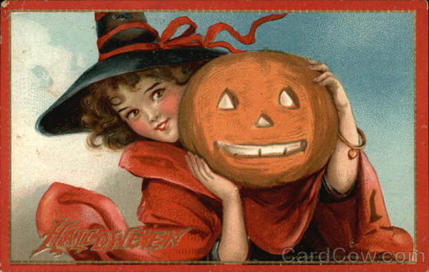 Pretty Halloween Witch Frances Brundage