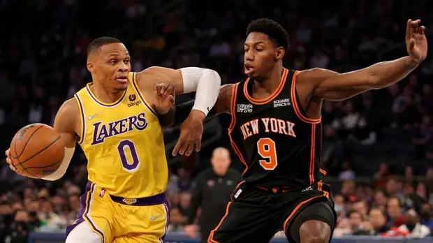 «Никс» обыграли «Лейкерс» в матче НБА, Уэстбрук оформил трипл-дабл