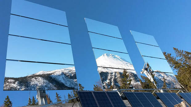 Норвежский город потратил полмиллиона долларов на зеркала, отражающие солнце 