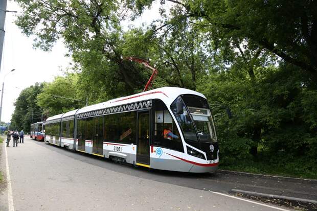 Движение трамваев, курсирующих через Строгино, восстановлено после аварии