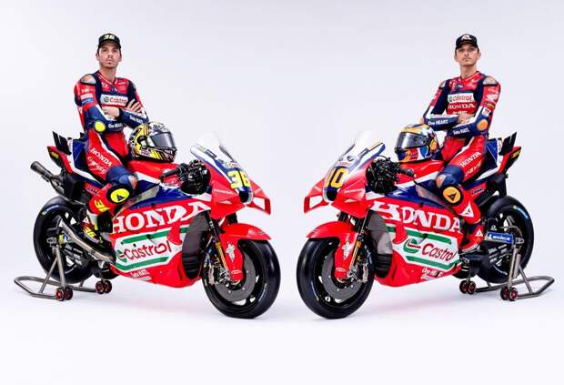 Заводская команда Honda в MotoGP представила новый мотоцикл