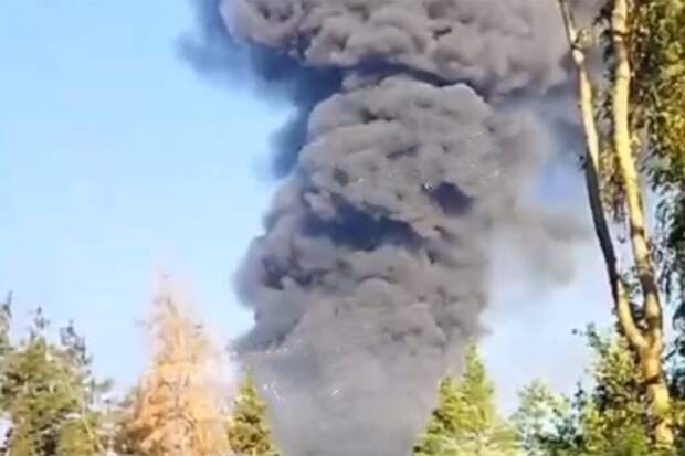 ВС России поразили «Эпицентр» под Киевом, пожар сняли на видео