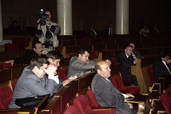 Группа оппозиции на сессии Верховного Совета Белоруссии, 1996 год. Фото: Юрий Иванов / РИА Новости