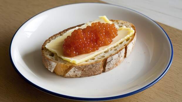 «Контур.Маркет»: средняя цена бутерброда с красной икрой составляет 168 рублей