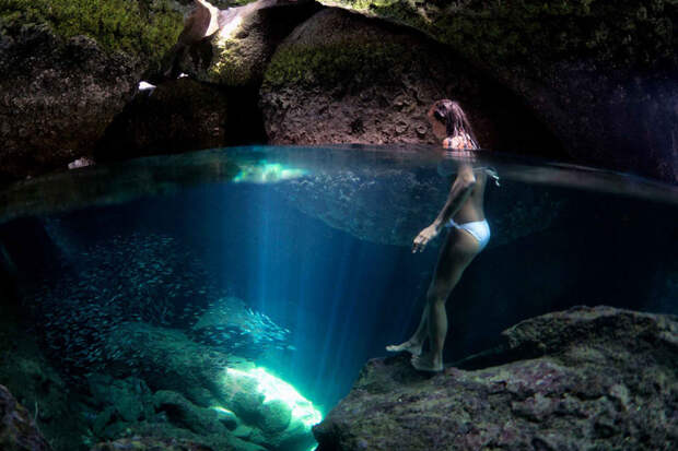 Пещера на острове Тау, Сиамский залив, Тайланд. интересное, природа, фото