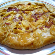 Яблочно-луковая галета