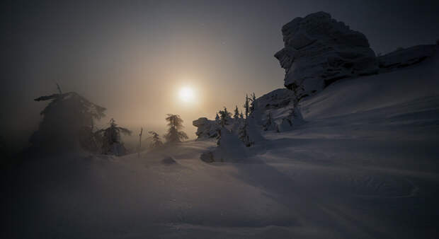 Колчимский камень зима, красота России