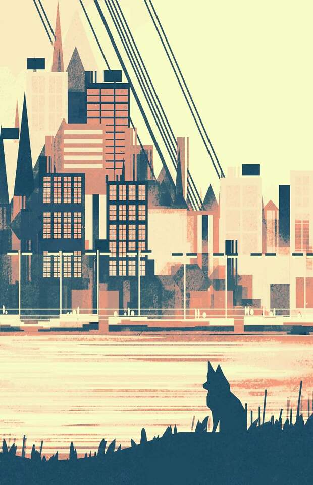 Geometric Land And Cityscapes