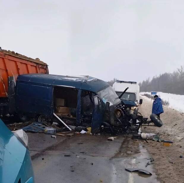 В Тульской области столкнулись две «Газели», женщина госпитализирована