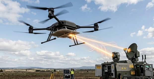 В Китае научились передавать энергию на движущиеся дроны