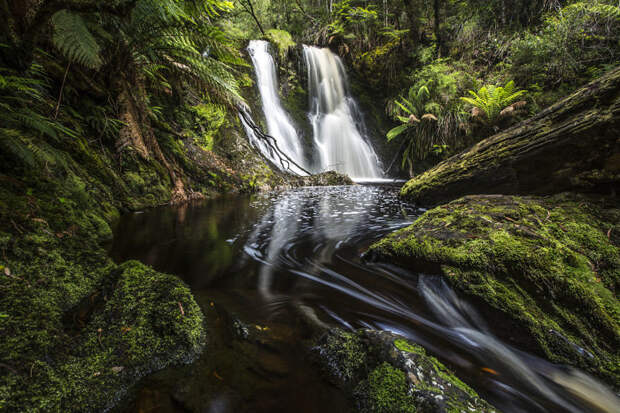 10. Водопад Хогарт, Тасмания австралия, фотографии природы