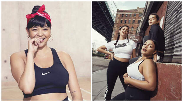 Компания Nike запустила линию спортивной одежды плюс-сайз nike, plus-size, полные женщины, спортивная одежда