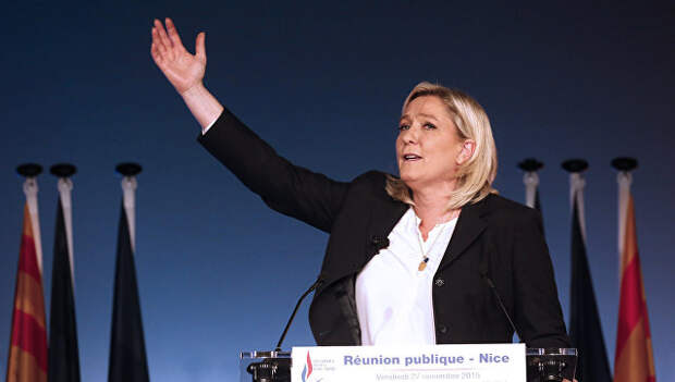 Французский лидер ультраправой партии Марин Ле Пен. Архивное фото