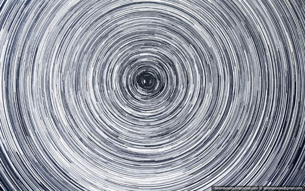 Звездные треки в предгорье Алтая Звездные треки в предгорье Алтая