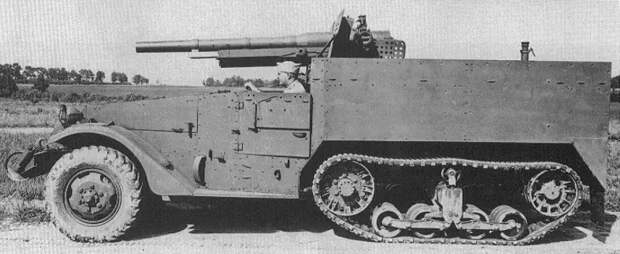 Колёсные американские САУ 75 mm Gun Motor Carriage T27