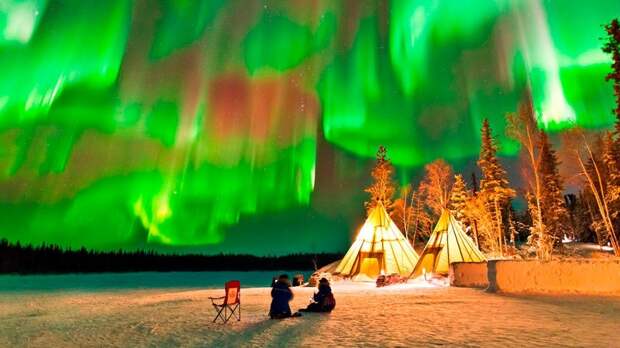 10 лучших мест в мире, где можно увидеть северное сияние красивые места, путешествия, северное сияние